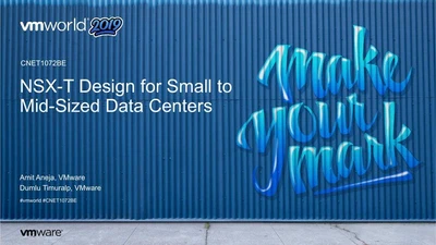 NSX-T Design for Small to Mid-Sized Data Centers (VMworld Europe) featured image